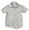 Youth Size Large (10/12) - Sharks and Stripes Button Down Shirt