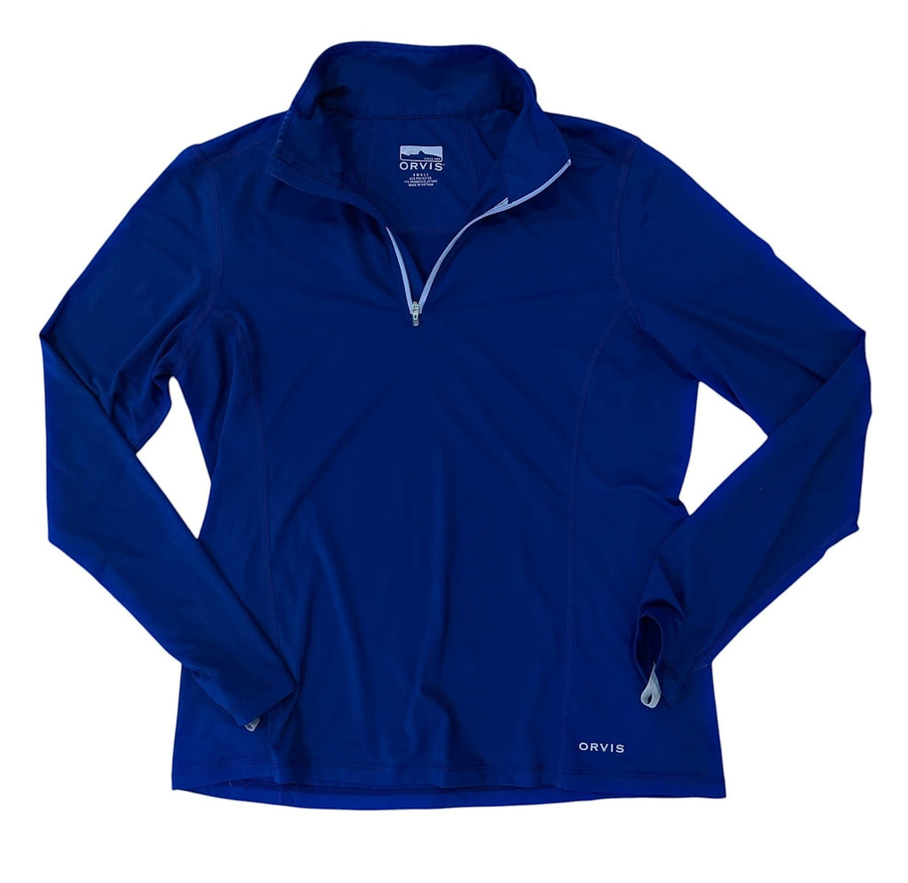 Size Small - Orvis 1/4 Zip Pullover Sun Guard Long Sleeve Top