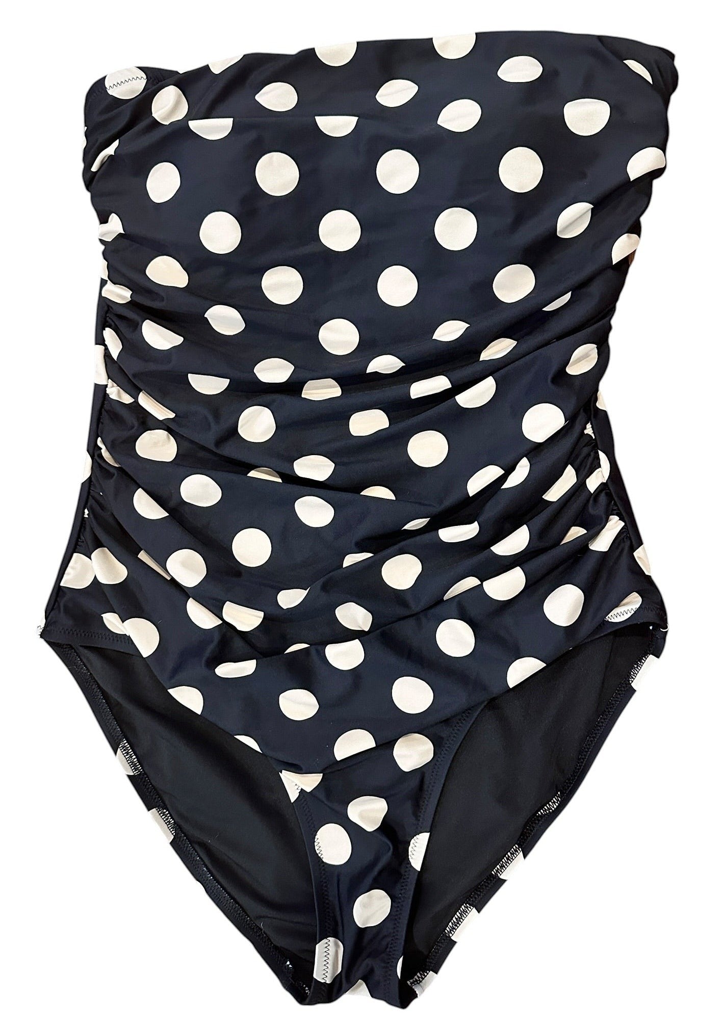 Size 8 - J. Crew Polka Dot Bandeau Bathing Suit