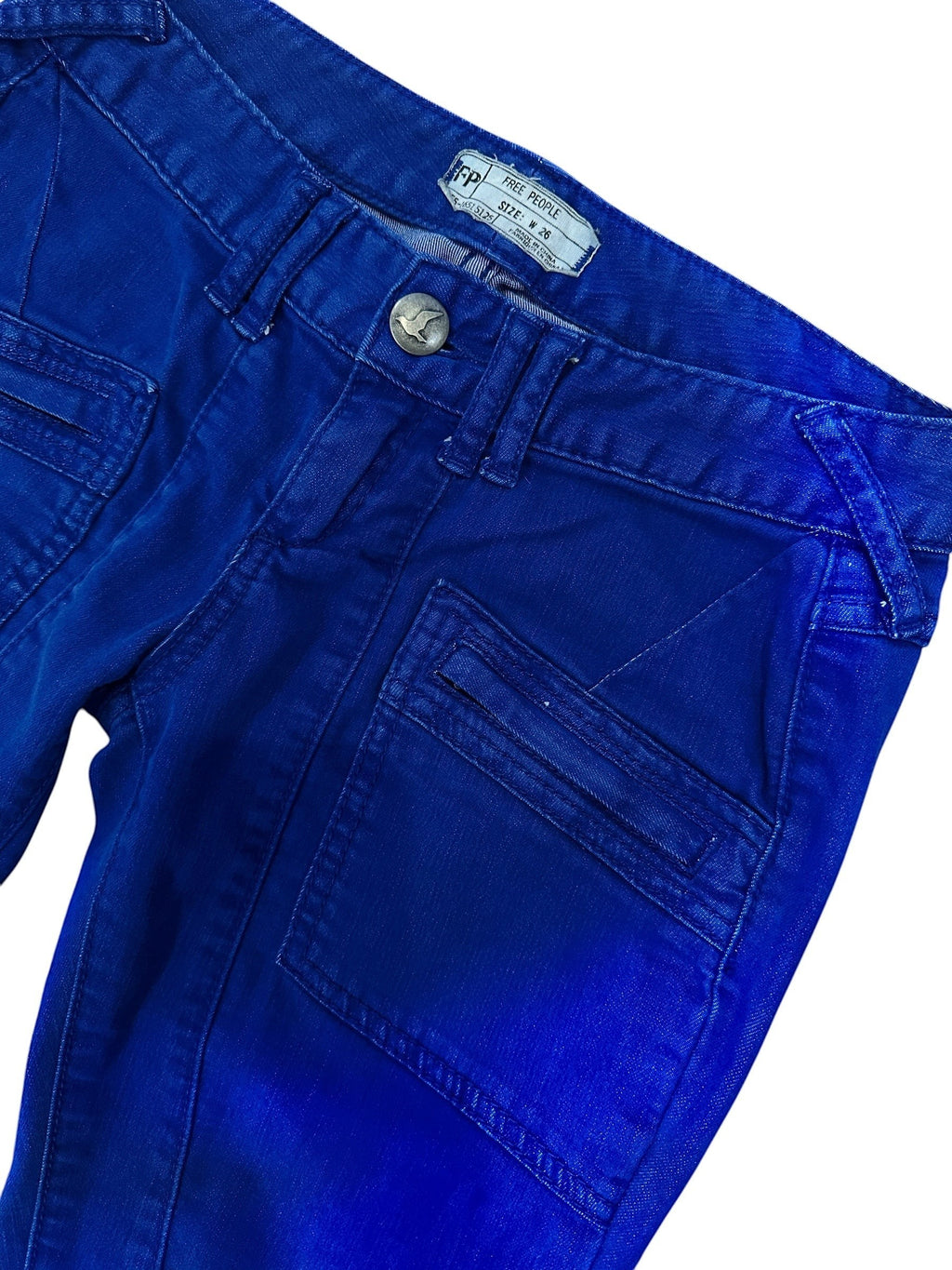 Size 26 - Free People Blue Denim Pants