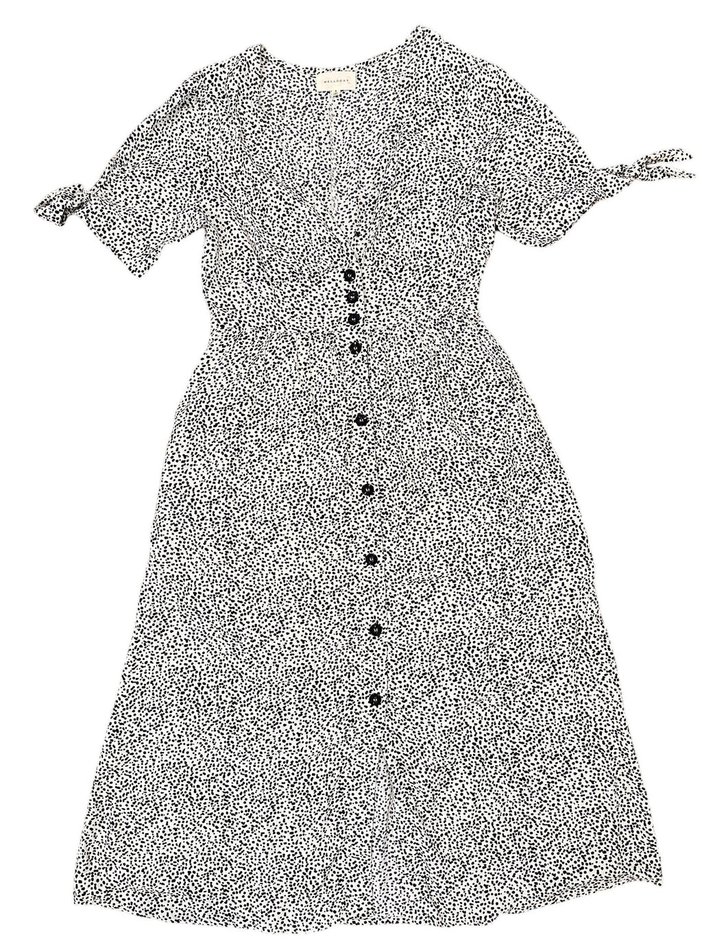 Size Small - Melloday Black Dot Dress