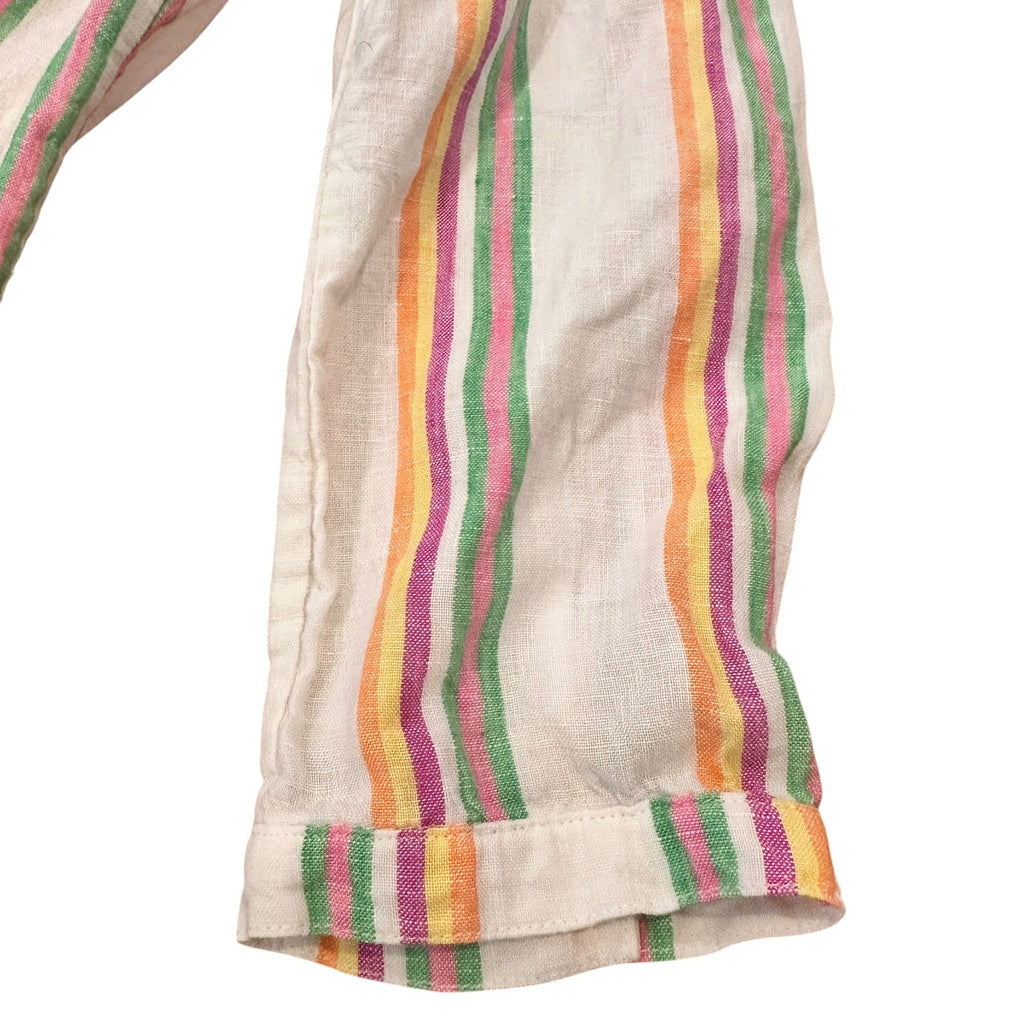 Size 4 - Boden Linen Stripe Blouse