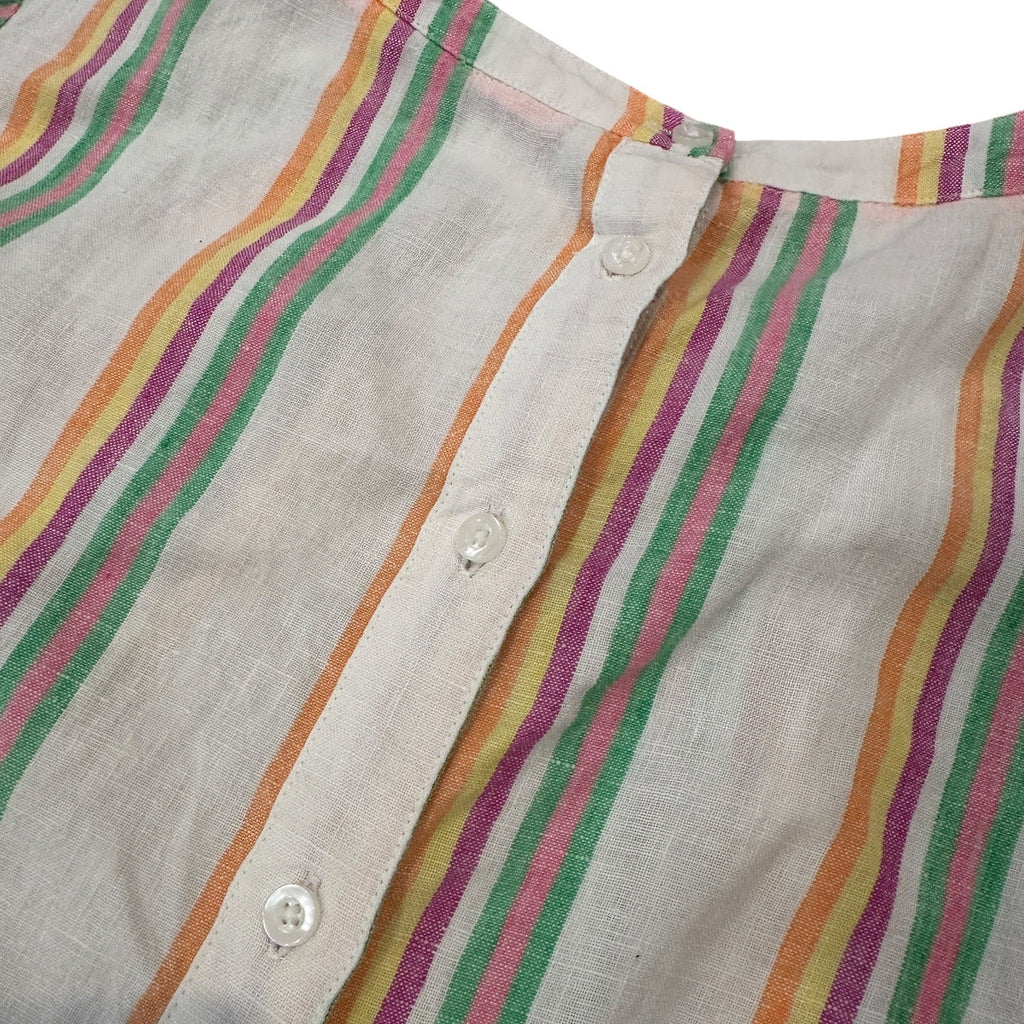 Size 4 - Boden Linen Stripe Blouse