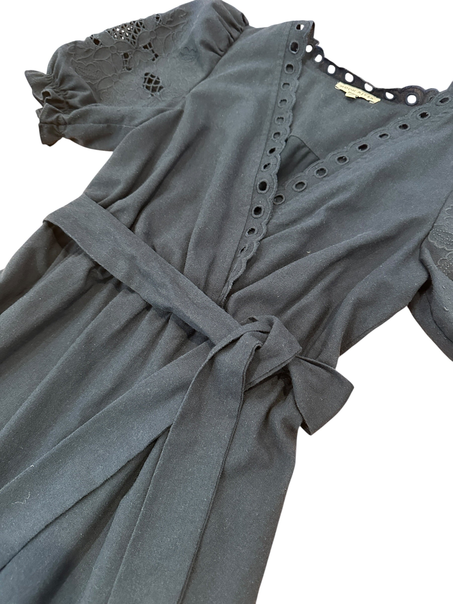 Size XS - Moon River Cotton Wrap Dress