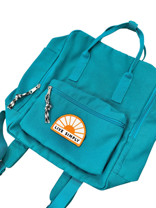 Live Simply Patch Mini Backpack