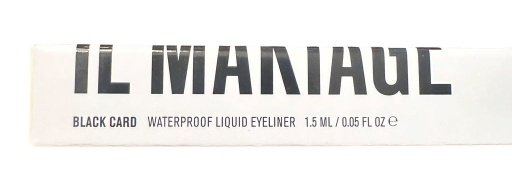 Il Makiage Black Card Waterproof Liquid Eyeliner - New in Box