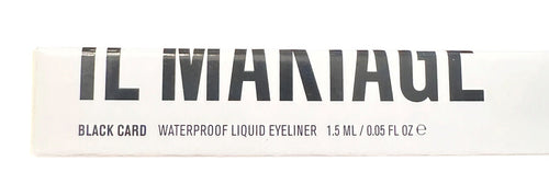 Il Makiage Black Card Waterproof Liquid Eyeliner - New in Box