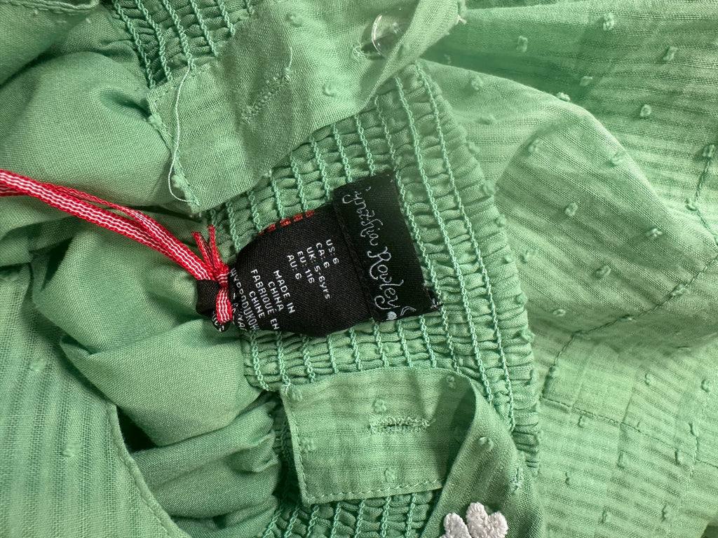 Youth Size 6 - Green Spring Cynthia Rowley Dress