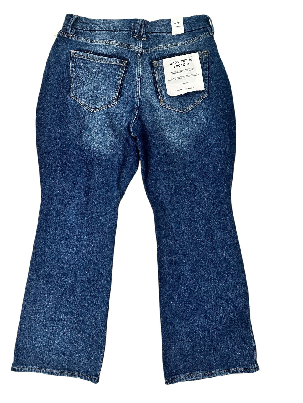 Size 12 - Good American Petite Bootcut Jeans
