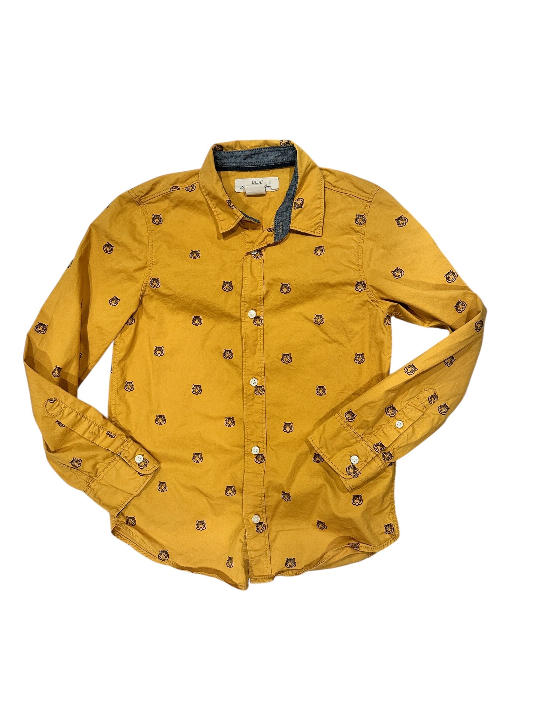 Youth Size 9/10 - H&M L.O.G.G. Long Sleeve Button Down Shirt