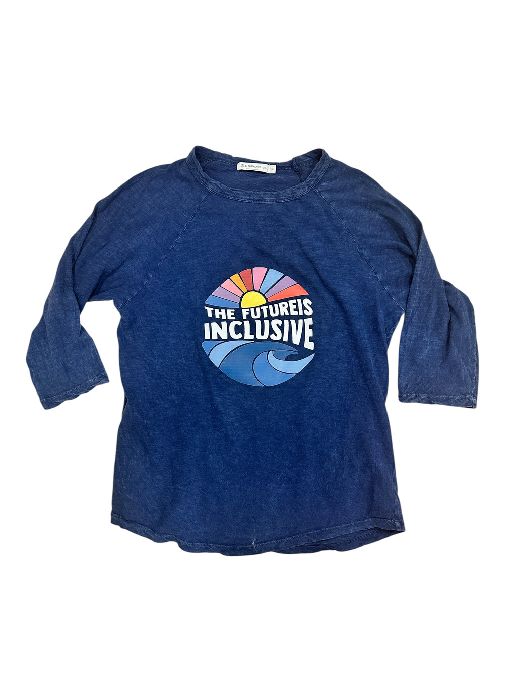 Size Medium - The Future is Inclusive 3/4 Length Shirt
