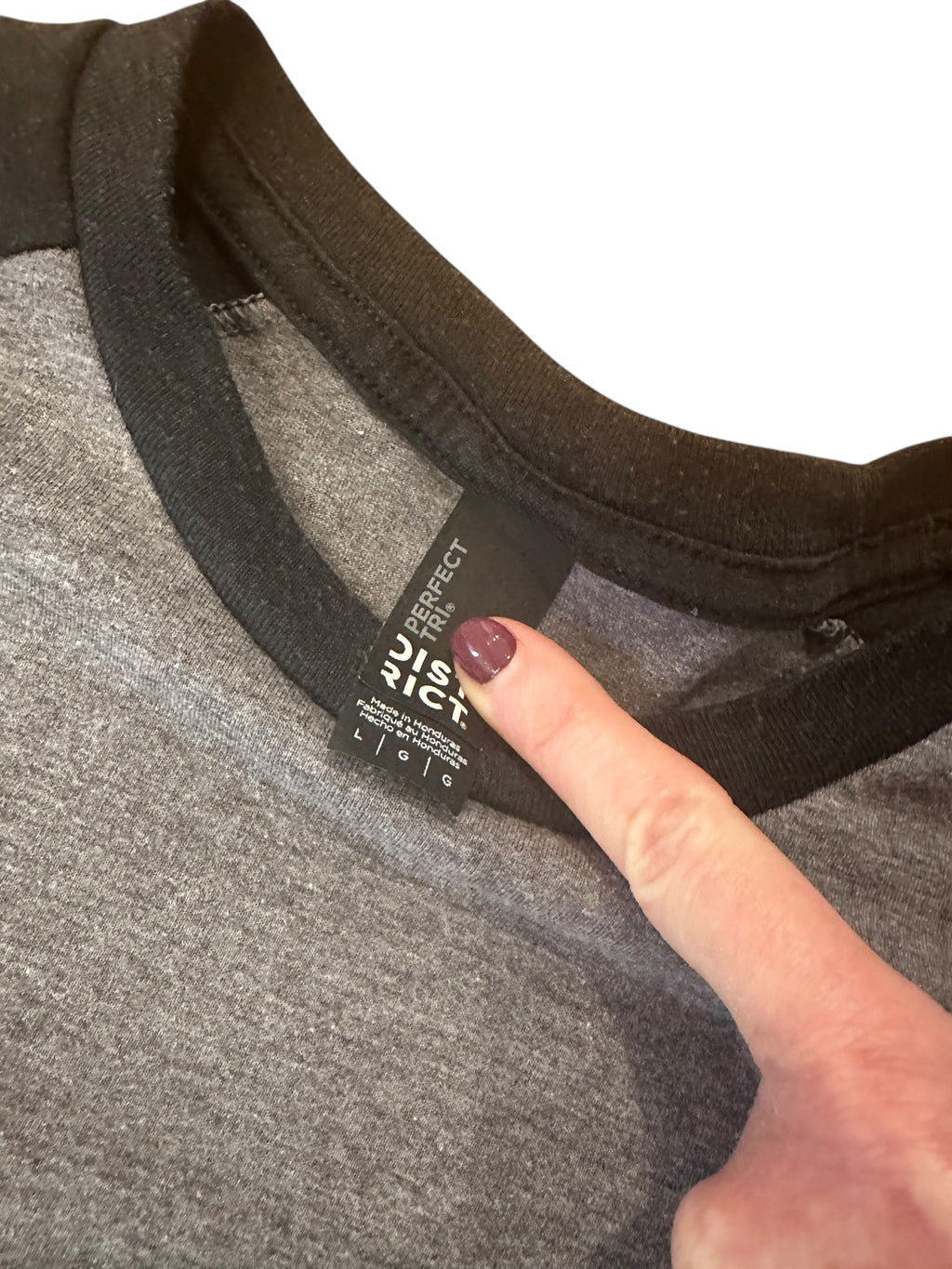 Size Large - Sounds Gay, I'm in - Grey Tee - Upcycled