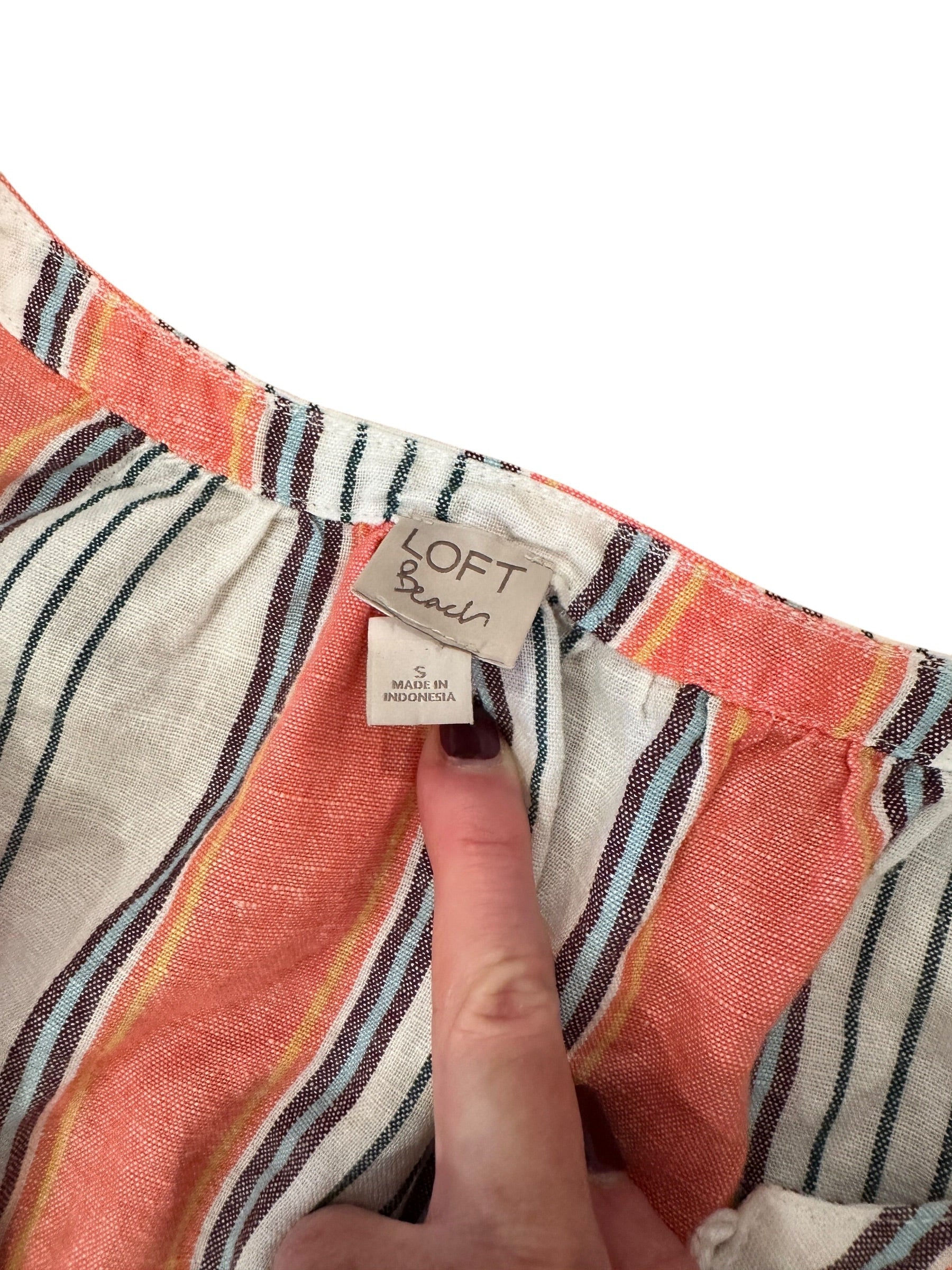 Size Small - LOFT Beach Linen Cover Dress with Pockets