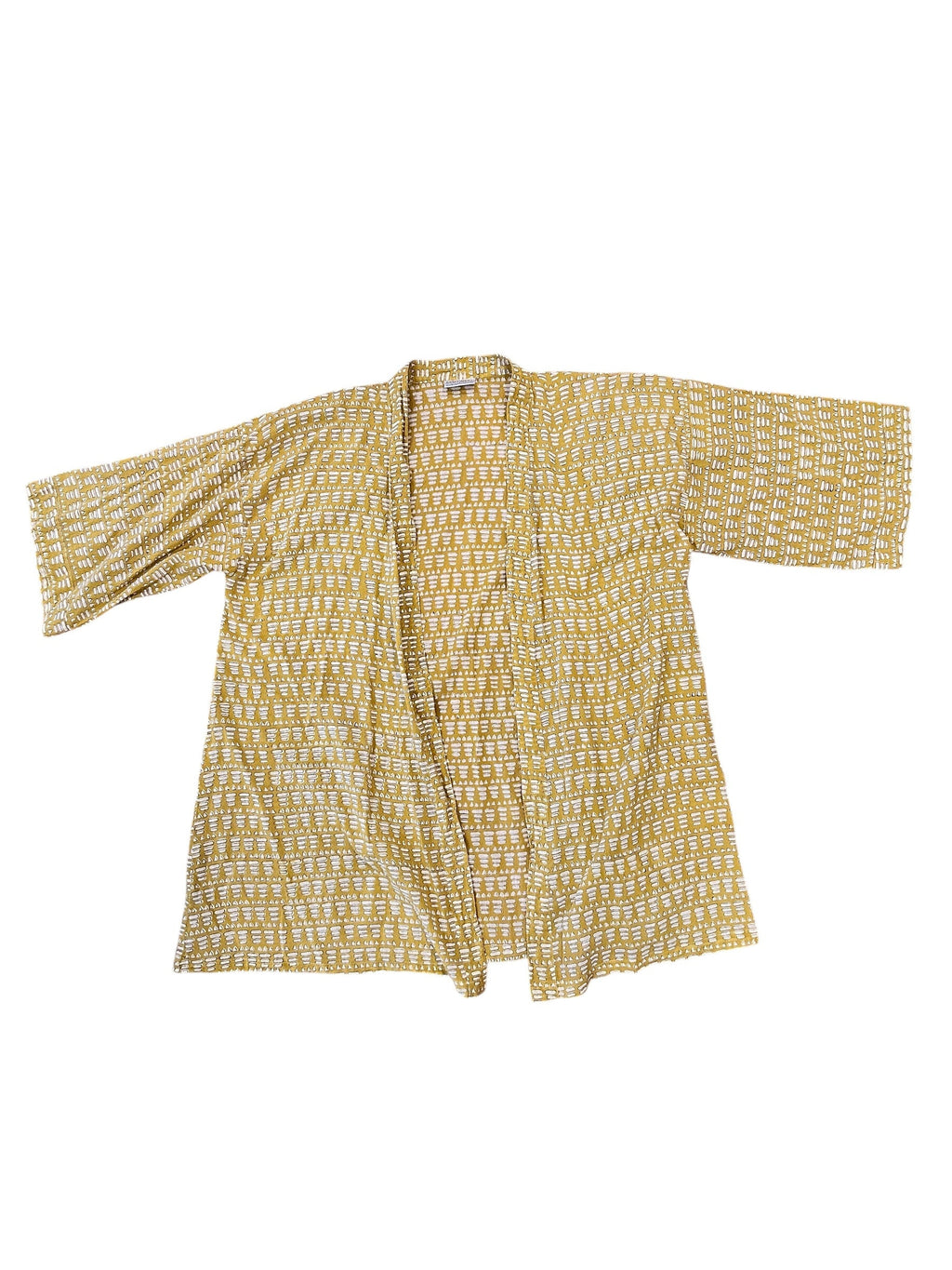 Estimate Size S/M - Gray Market Cotton Kimono