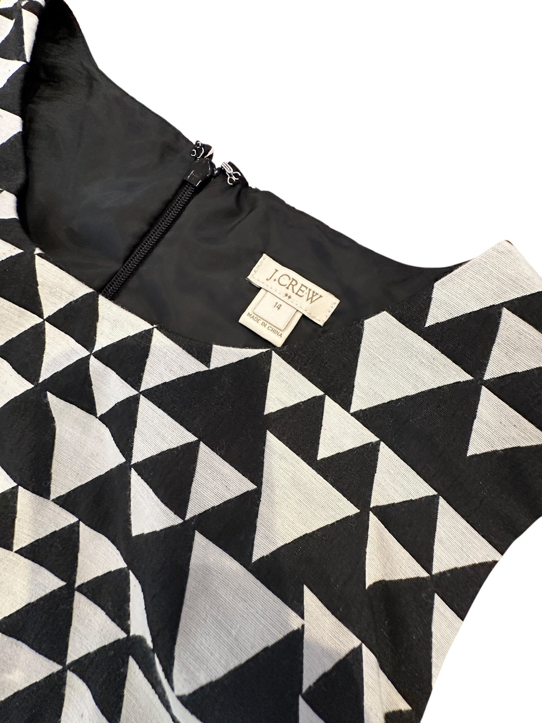 Size 14 - J. Crew Triangle Dress