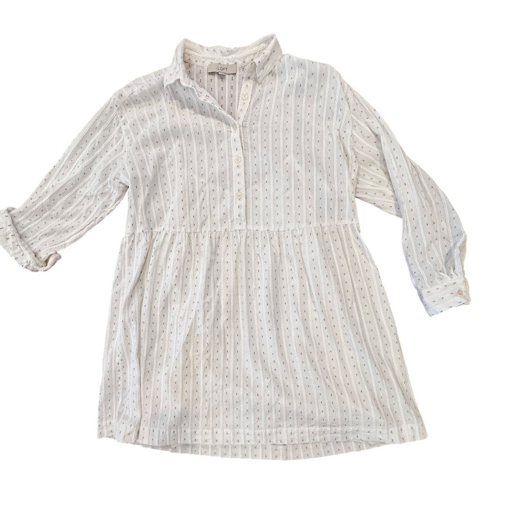 Size Large - LOFT Flowy Buttondown Shirt Dress