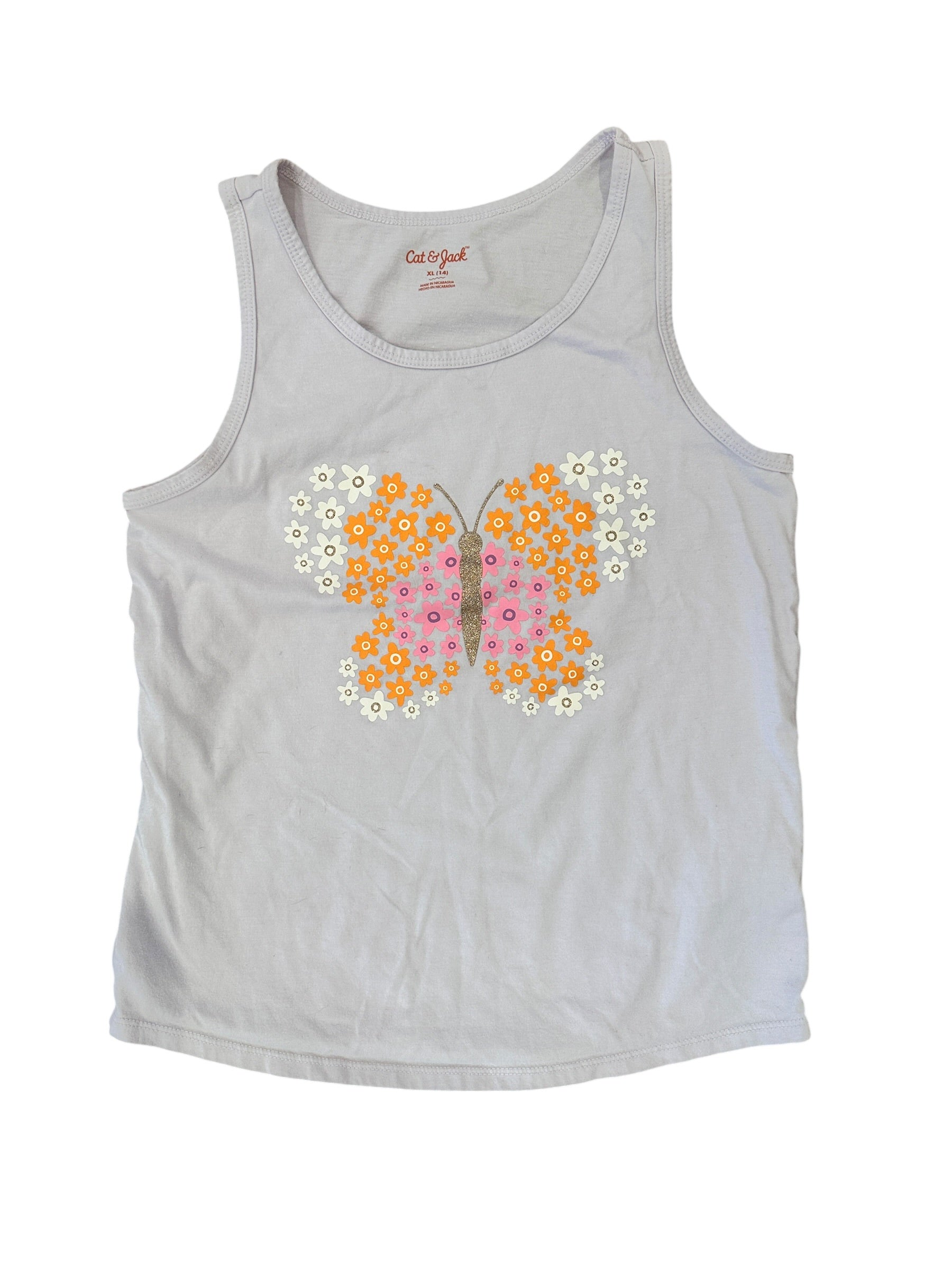 Youth Size XL (14) - Cat & Jack Butterfly Tank
