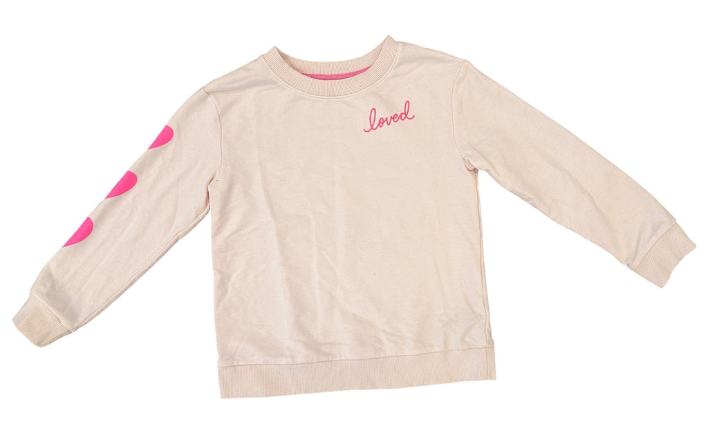 Youth Size S (6/6X) - Cat & Jack Loved Sweatshirt