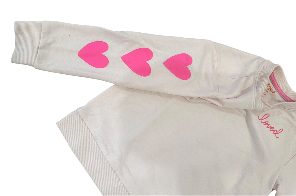 Youth Size S (6/6X) - Cat & Jack Loved Sweatshirt