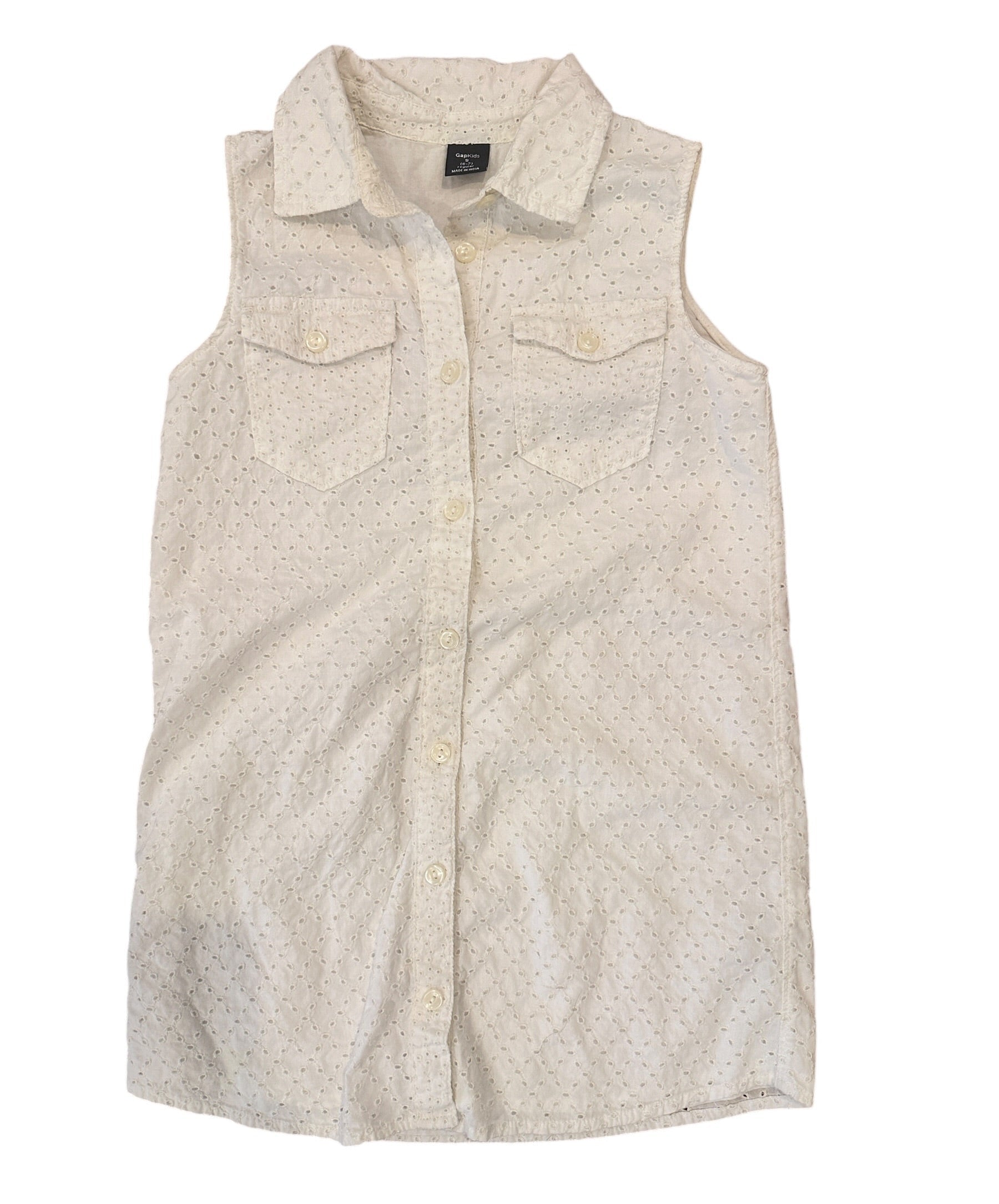 Youth Size S (6/7) - GapKids Eyelet Shirt Dress