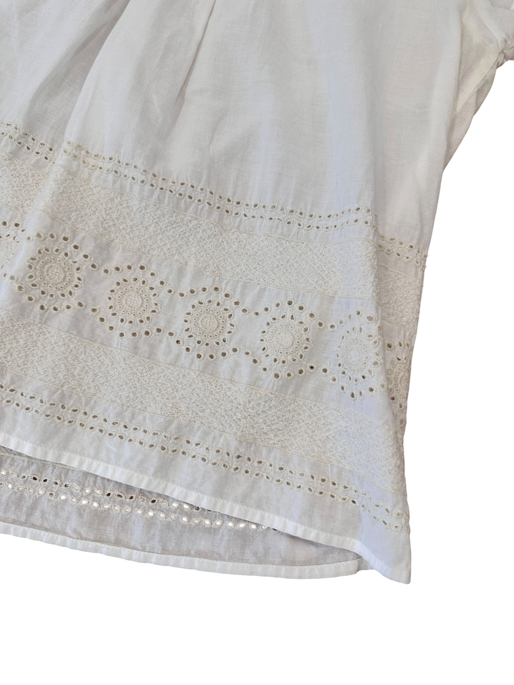 Size Medium - Lucky Brand Embroidered Top
