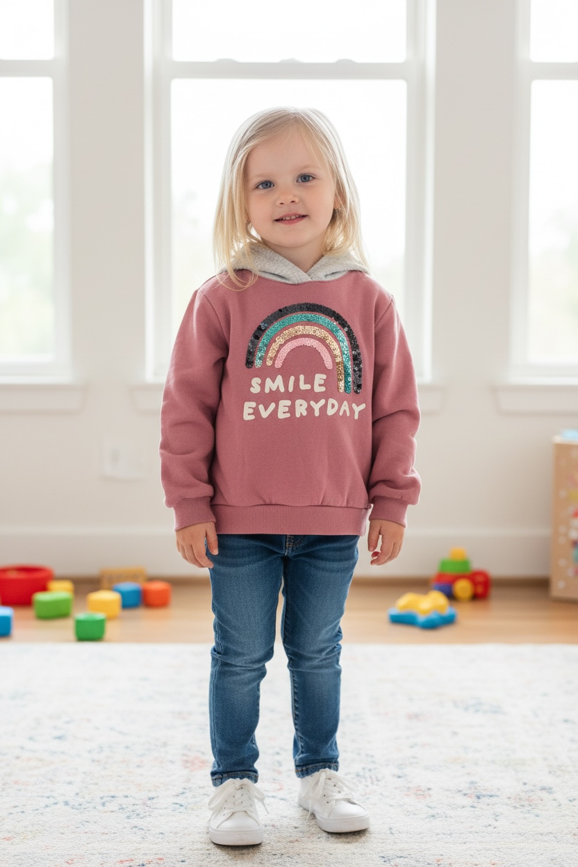 Youth Size 6/7 - H&M Smile Hoodie
