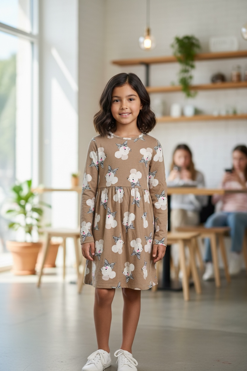 Youth Size 8/10 - H & M Long Sleeve Dress