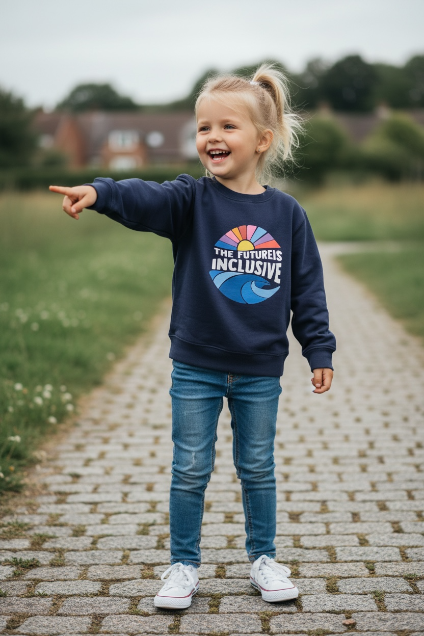 Youth Size 6/7 - The Future is Inclusive Sweatshirt