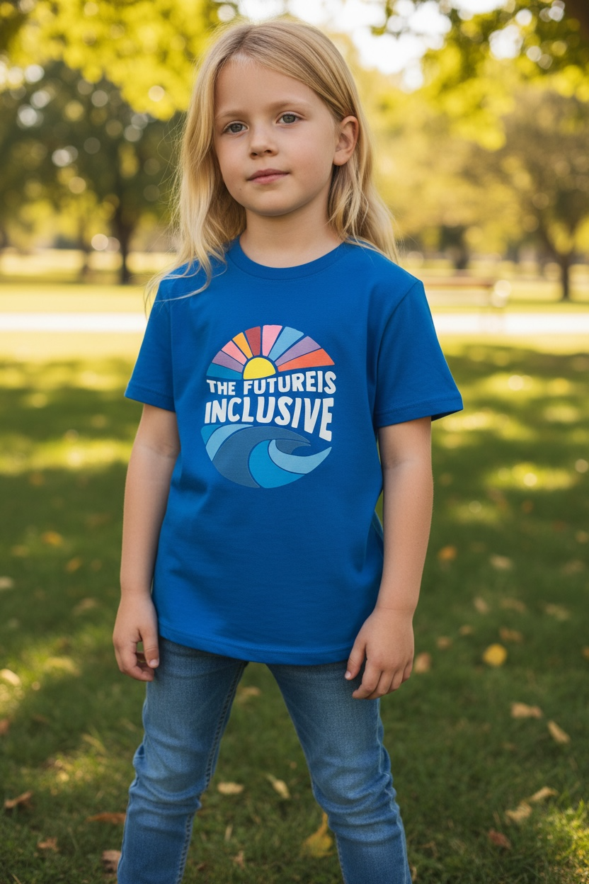Youth Size 8 - The Future is Inclusive Tee