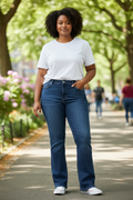 Size 12 - Good American Petite Bootcut Jeans
